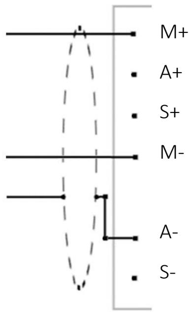 M+ A+ S+ M- A- S-