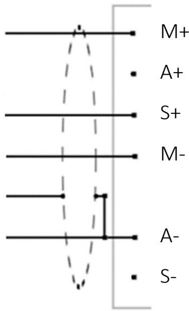 M+ A+ S+ M- A- S-