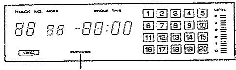 KENWOOD DP 8010 - EMPHASIS indicator - 1