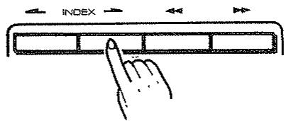 KENWOOD DP 8010 - Index playing/Spacing function - 2