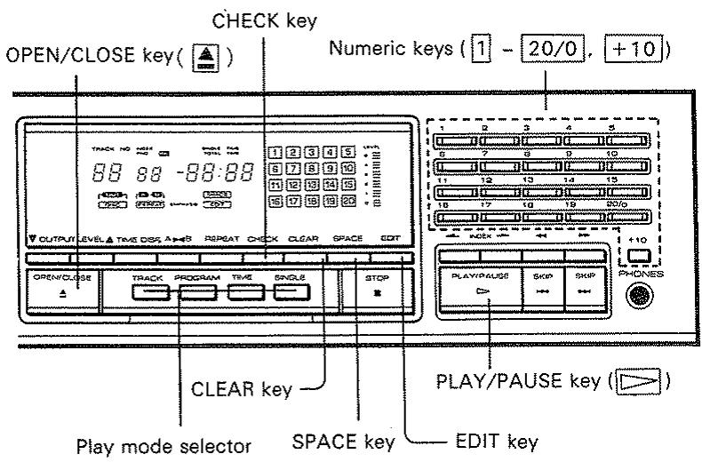 KENWOOD DP 8010 - Erasing a program - 1