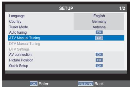 TOSHIBA 40S1650EV - ATV mode - Antenna/Cable - 1