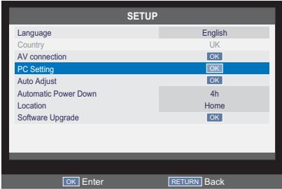 TOSHIBA 40S1650EV - Horizontal and Vertical Position - 2