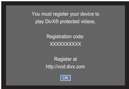 TOSHIBA 40S1650EV - DivX Deregistration - 3