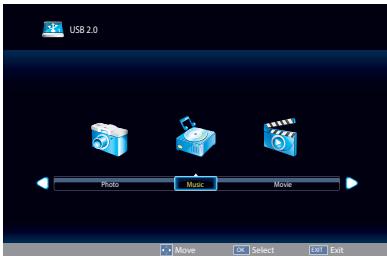 TOSHIBA 40S1650EV - Play Music Files - 2