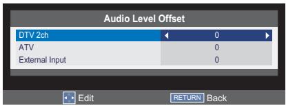 TOSHIBA 40S1650EV - Audio Level Offset - 1