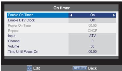 TOSHIBA 40S1650EV - On Timer - 3