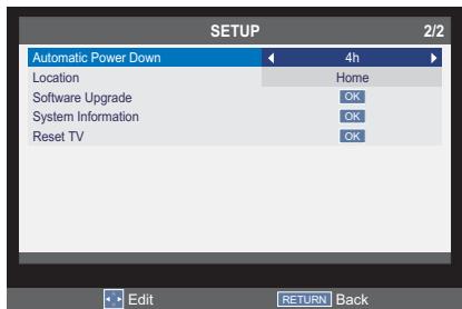 TOSHIBA 40S1650EV - Automatic Power Down - 1