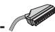 TOSHIBA 40S1650EV - SCART cables: - 1