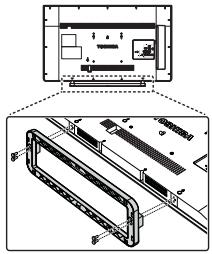 TOSHIBA 40S1650EV - Removing the Pedestal Stand: - 1