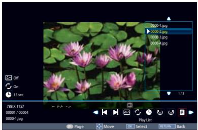TOSHIBA 40S1650EV - Using the Play List - 1