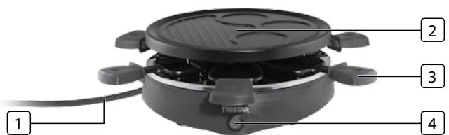 TRISTAR RA-2991 - DESCRICAO DAS PEÇAS - 1