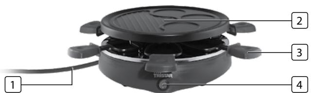 TRISTAR RA-2991 - DESCRIPCION DE LOS COMPONENTES - 1