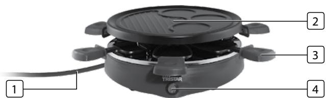 TRISTAR RA-2991 - TEILEBEZEICHNUNG - 1