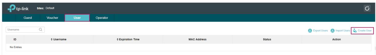 TP-LINK OMADA AC200 - Create Local User Accounts - 1