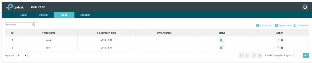 TP-LINK OMADA AC200 - Create Local User Accounts - 3