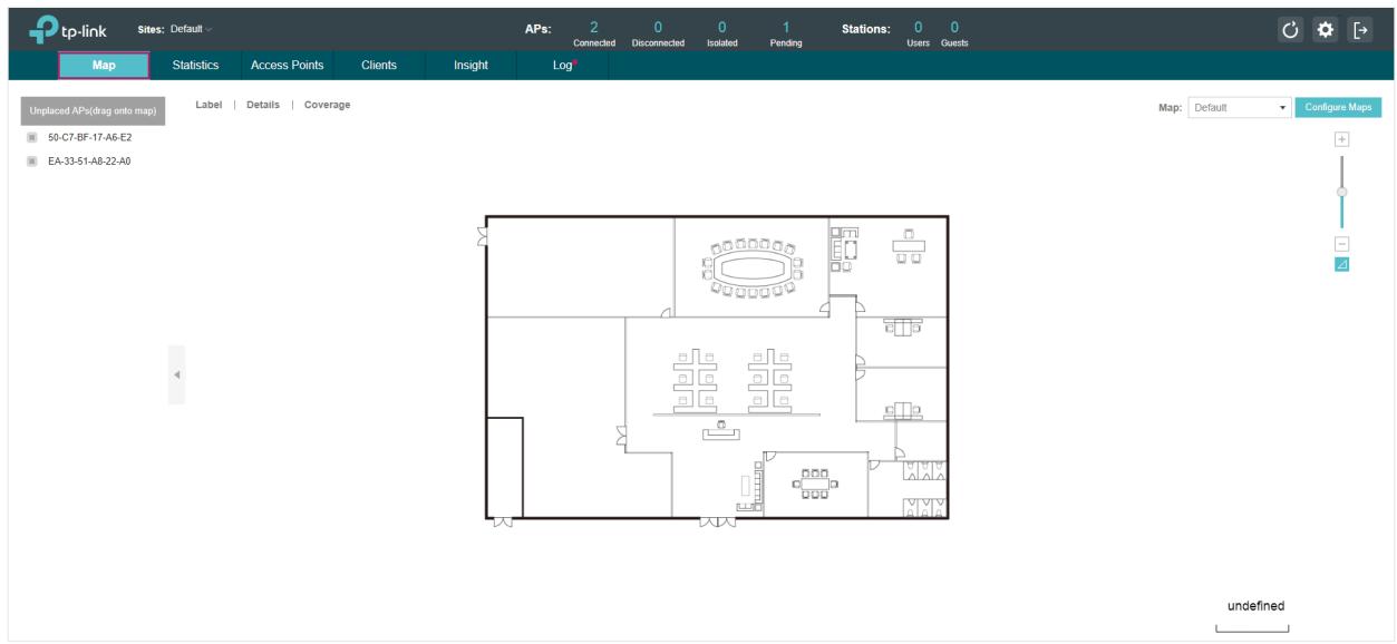 TP-LINK OMADA AC200 - Monitor the Network with the Map - 1