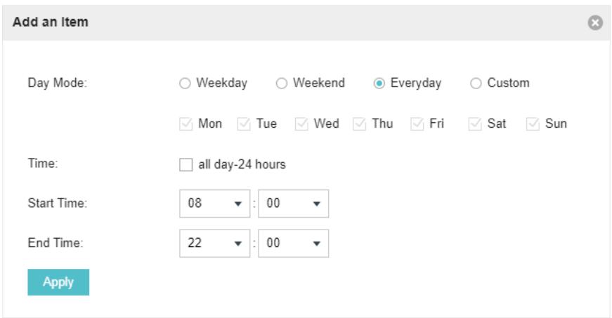 TP-LINK OMADA AC200 - Configure Scheduler - 2