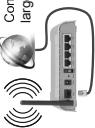 HITACHI 32HB4T62 - Pour des modèles à système WLAN intégré : - 1