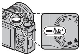 FUJIFILM X-A5 - Select SR ^+ mode. - 1