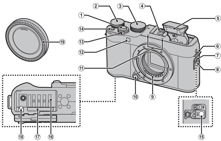 FUJIFILM X-A5 - Parts of the Camera - 1