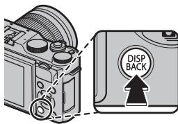 FUJIFILM X-A5 - The DISP/BACK Button - 1