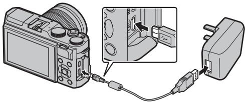 FUJIFILM X-A5 - Charge the battery. - 1