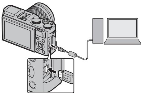 FUJIFILM X-A5 - Connecting the Camera - 1