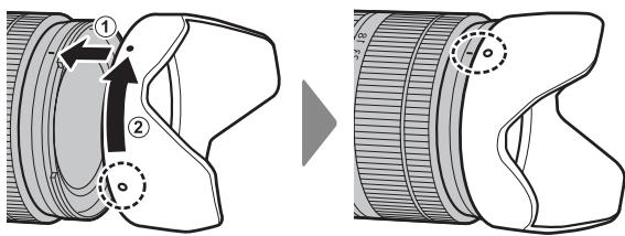FUJIFILM X-A5 - Lenses with Lens Hoods - 1