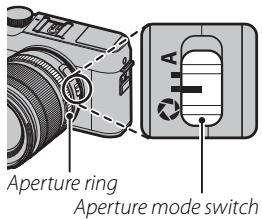 FUJIFILM X-A5 - The Aperture Mode Switch - 1