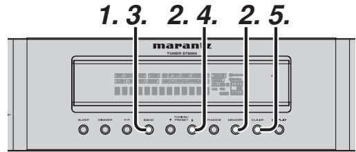 MARANTZ ST 35L - Mémoire de préréselection automatique - 1