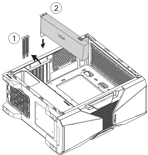ANTEC DA601 - VGA/PCI-EXPRESS CARD INSTALLATION - 1