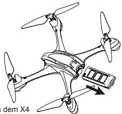 HUBSAN X4 STAR PRO (H507A) RTF - Flugakku aufladen - 3