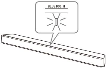 SONY HT-XF9000 - Press and hold BLUETOOTH on the main unit for 2 seconds. - 1