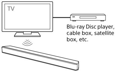 SONY HT-XF9000 - Connecting Sony TV with the BLUETOOTH Function Wirelessly - 1
