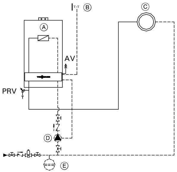 VIESSMANN VITODENS 100W - Exemples d'installation (suite) - 1