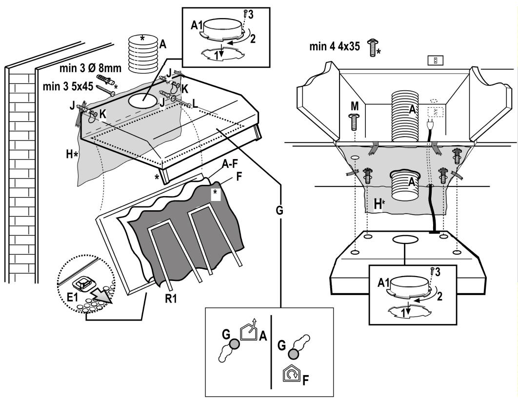 PROLINE VHP61SS  -  VHP61WH - Gedetailleerde installmentprocedure - 1