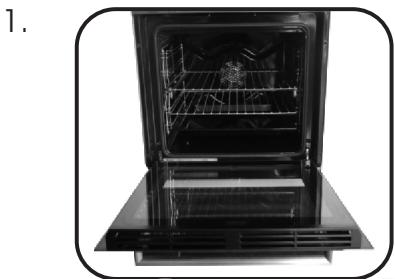 PROLINE VHP61SS  -  VHP61WH - REMOVAL AND CLEANING OF THE GLASS DOOR - 1