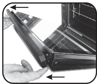 PROLINE VHP61SS  -  VHP61WH - RETRAIT ET NETTOYAGE DES VITRES - 7