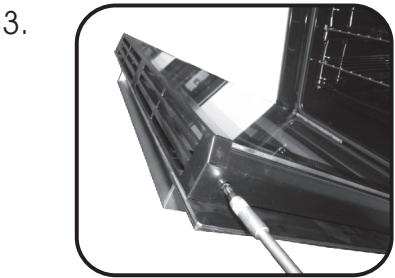 PROLINE VHP61SS  -  VHP61WH - REMOVAL AND CLEANING OF THE GLASS DOOR - 5