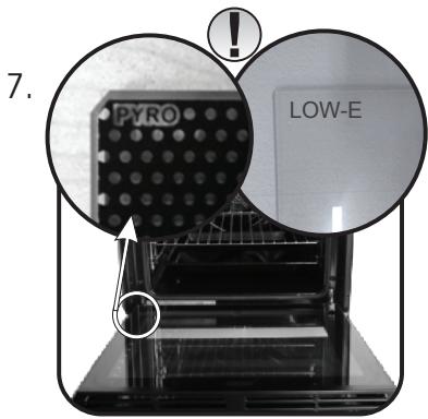 PROLINE VHP61SS  -  VHP61WH - REMOVAL AND CLEANING OF THE GLASS DOOR - 6