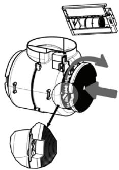 BEKO CTB 6250 XH  -  CTB 6250 X - Wymiana filtrów węglowych - 2