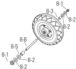 RAZOR E100 - POWERCORE E100S - Chain and Rear Wheel Replacement - 8