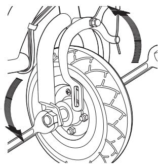 RAZOR E100 - POWERCORE E100S - □ Front Wheel Replacement - 2