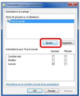 KYOCERA ECOSYS M5521CDW - Configurer les paramètres d'autorisation. - 2