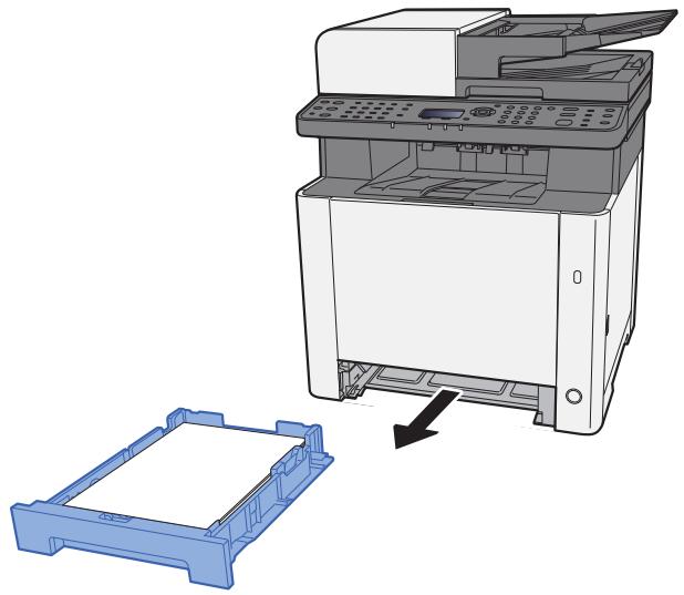 KYOCERA ECOSYS M5521CDW - Pousser le by-pass. - 2