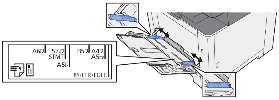 KYOCERA ECOSYS M5521CDW - Régler le format du bypass. - 1