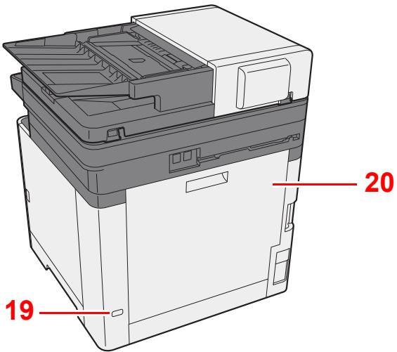 KYOCERA ECOSYS M5521CDW - Nomenclature (extérieur de la machine) - 4