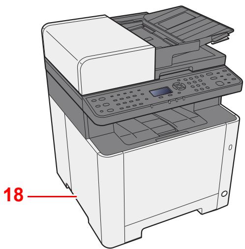 KYOCERA ECOSYS M5521CDW - Nomenclature (extérieur de la machine) - 3