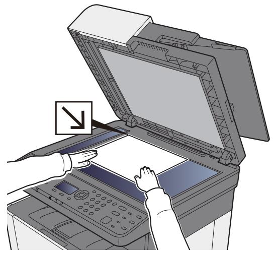 KYOCERA ECOSYS M5521CDW - Mettre en place les originaux. - 1
